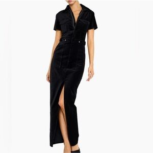 Good American Fit for Success Velvet Maxi Dress Size M